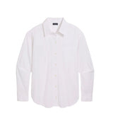 Vineyard Vines Womens Birdie Poplin Long Sleeve Button Down Shirt