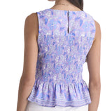 Vineyard Vines Womens Elsie Smocked Top