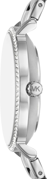 Michael Kors Womens Pyper Silver Watch Set