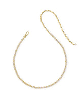 Kendra Scott Fate Gold Tennis Necklace