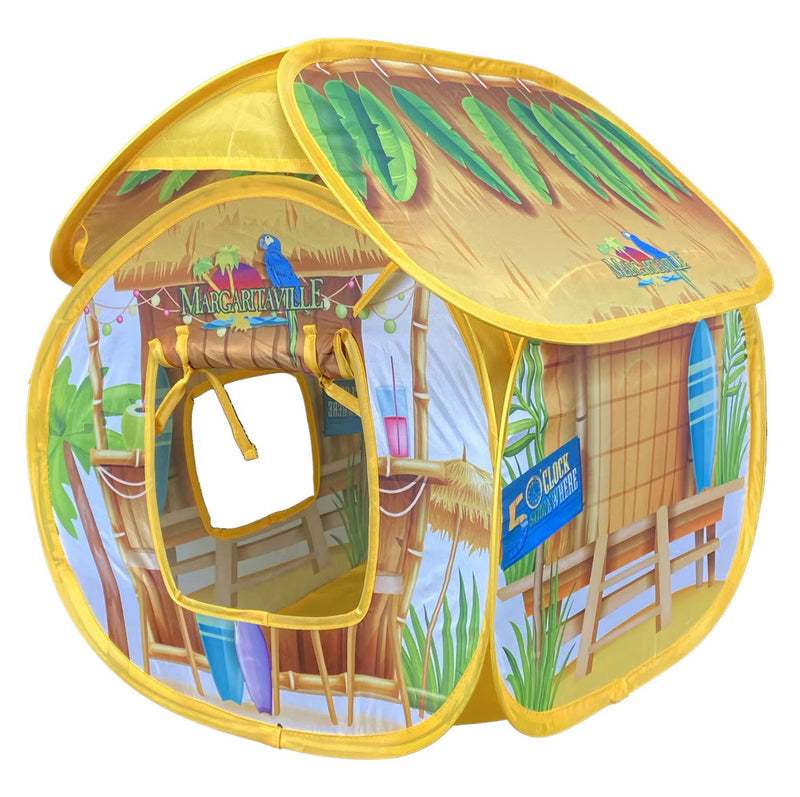 Multipet Margaritaville Cat Tiki Hut Tent - 16"