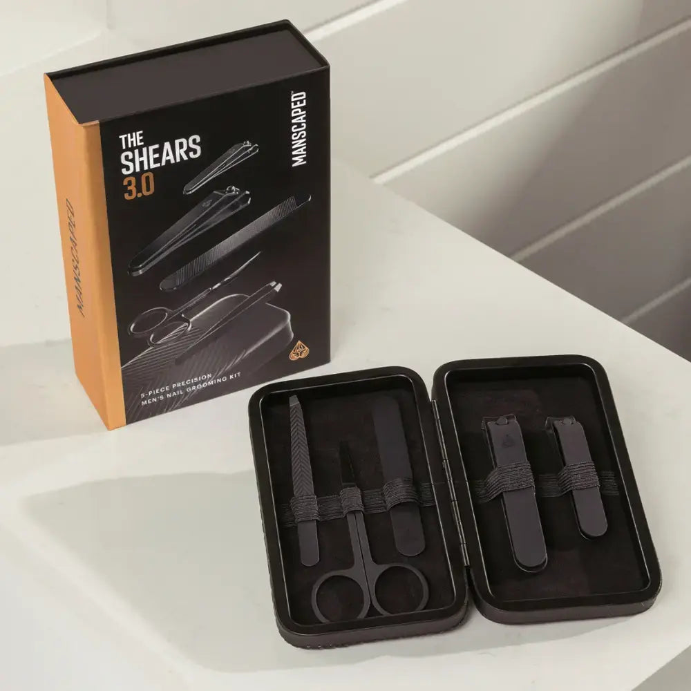 Manscaped The Shears 3.0 5-Piece Precision Nail Grooming Travel Kit