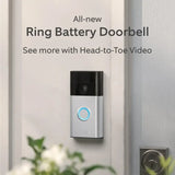 Ring Starter Set with Battery Doorbell and Indoor Cam