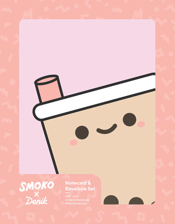 Denik Pearl Boba Tea Notecards