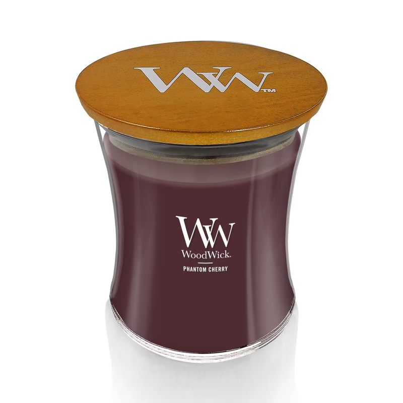 WoodWick Medium Hourglass Candle - Phantom Cherry