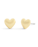 COACH Gold Pavé Heart Necklace & Earrings Boxed Jewelry Set