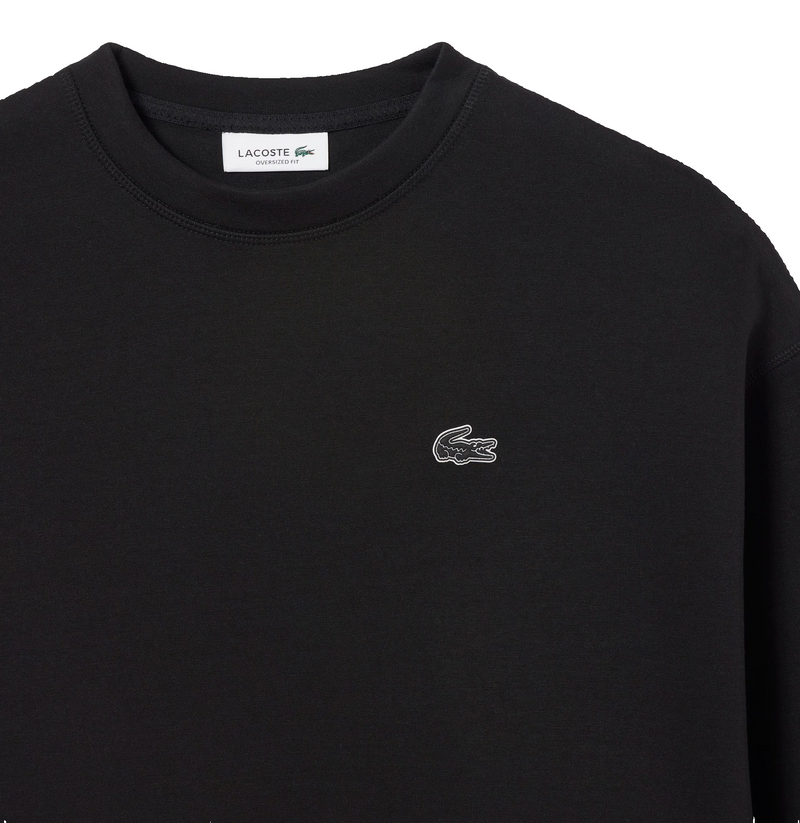 Lacoste Womens Oversized Cotton Sweatshirt