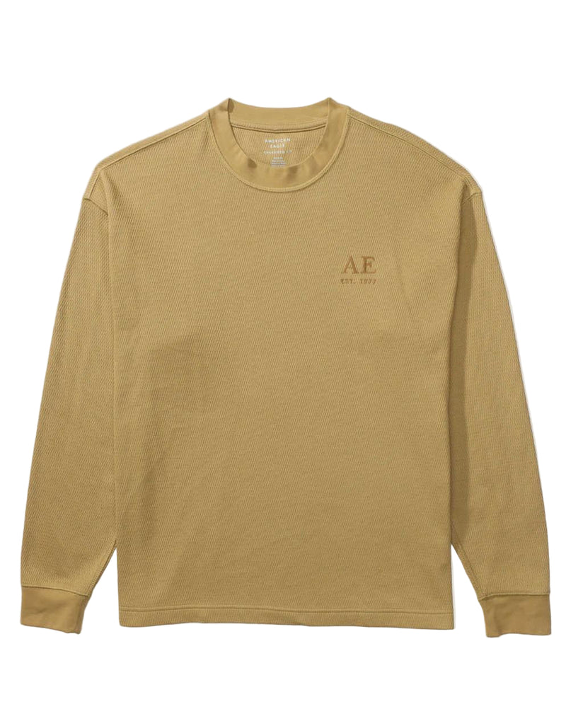 American Eagle Mens AE Thermal Long Sleeve Shirt