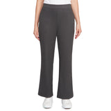 Ruby Rd. Womens Pull On Stretch Rib Straight Leg Pants