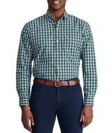 IZOD Mens Performance Comfort Long Sleeve Button Down Shirt