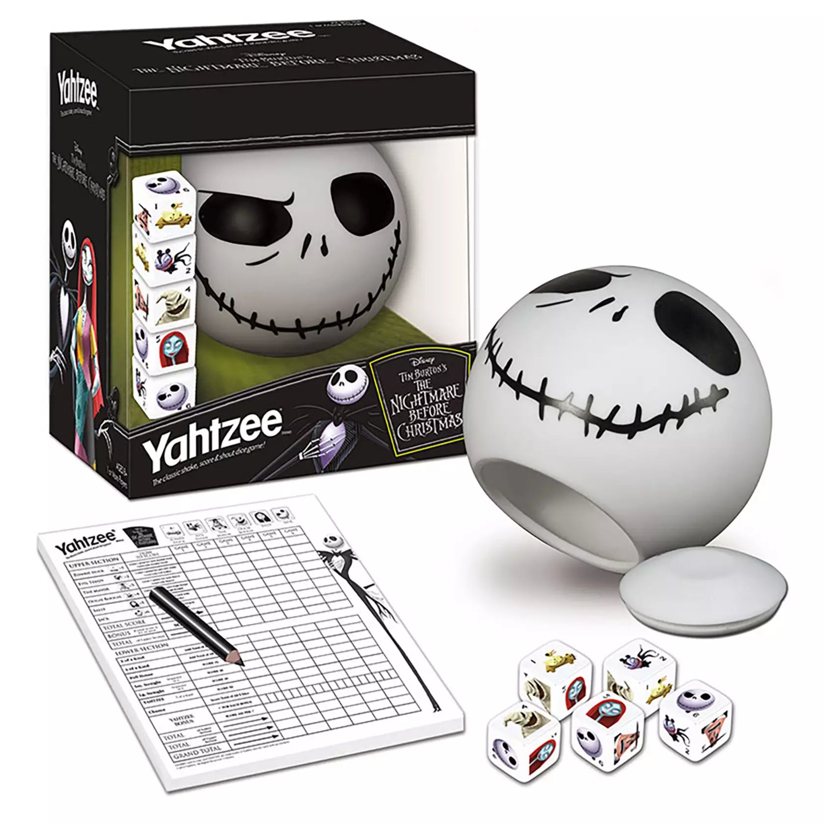 The OP Games Tim Burton's Nightmare Before Christmas Yahtzee