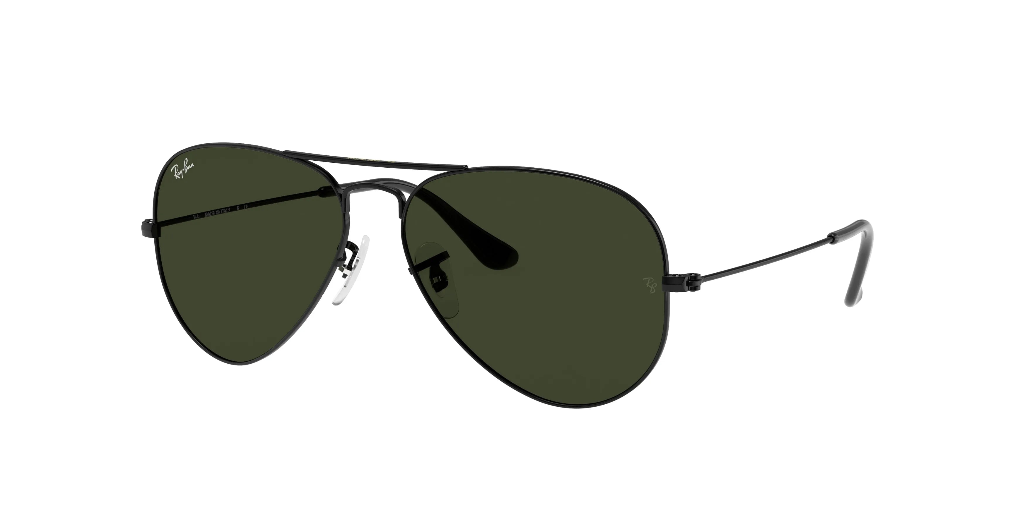 Ray-Ban Aviator Classic Non-Polarized Sunglasses - Gold/Green