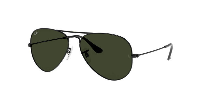 Ray-Ban Aviator Classic Non-Polarized Sunglasses - Gold/Green