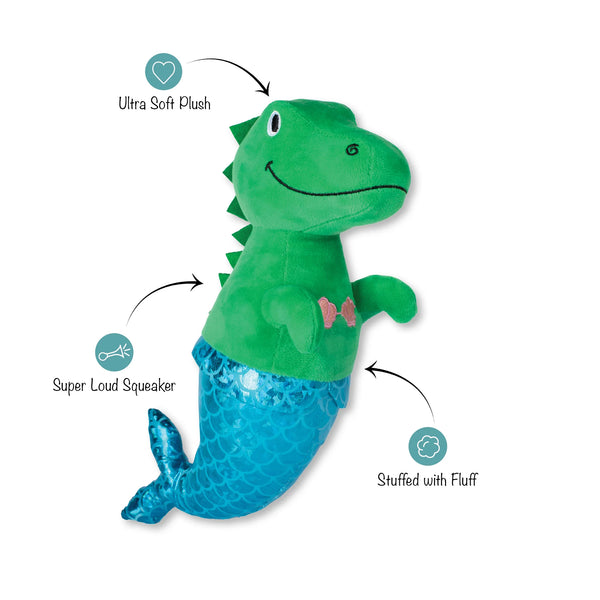 Petshop Mer-Rex Plush Dog Toy