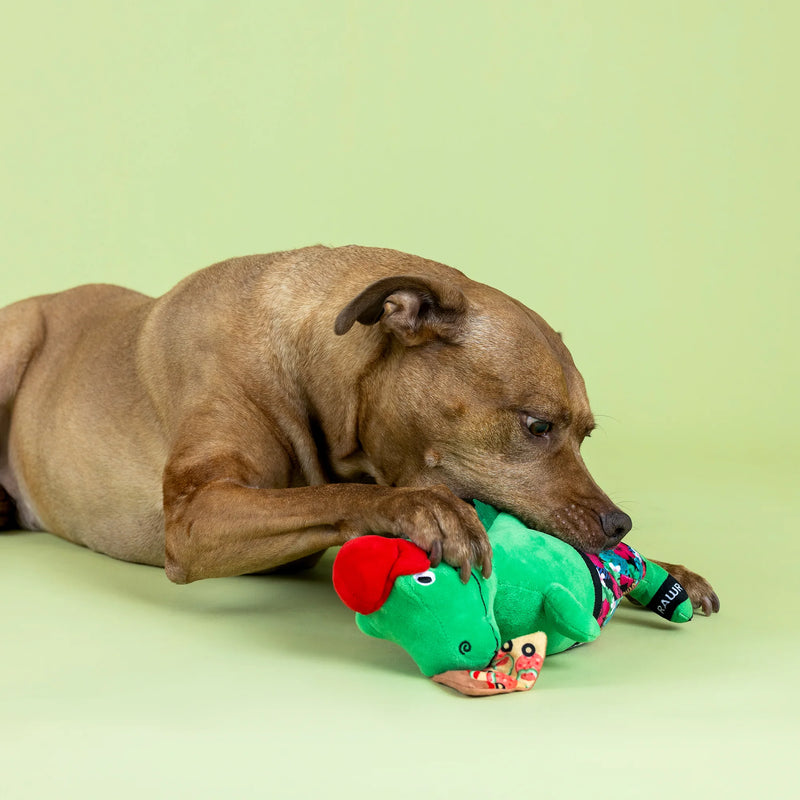 Petshop Pizzasaurus Rex Plush Dog Toy