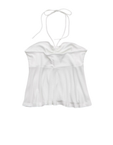 American Eagle Womens AE Soft & Sexy Halter Cinch Babydoll Top