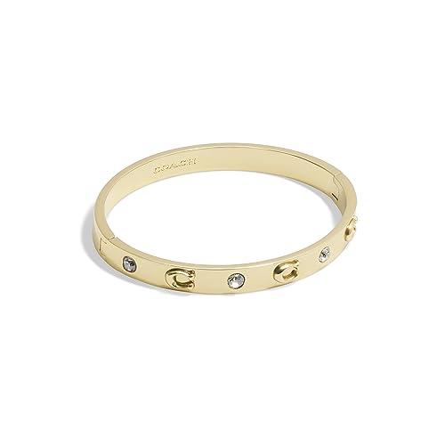 Coach Hinge Bangle Bracelet - Gold Plated