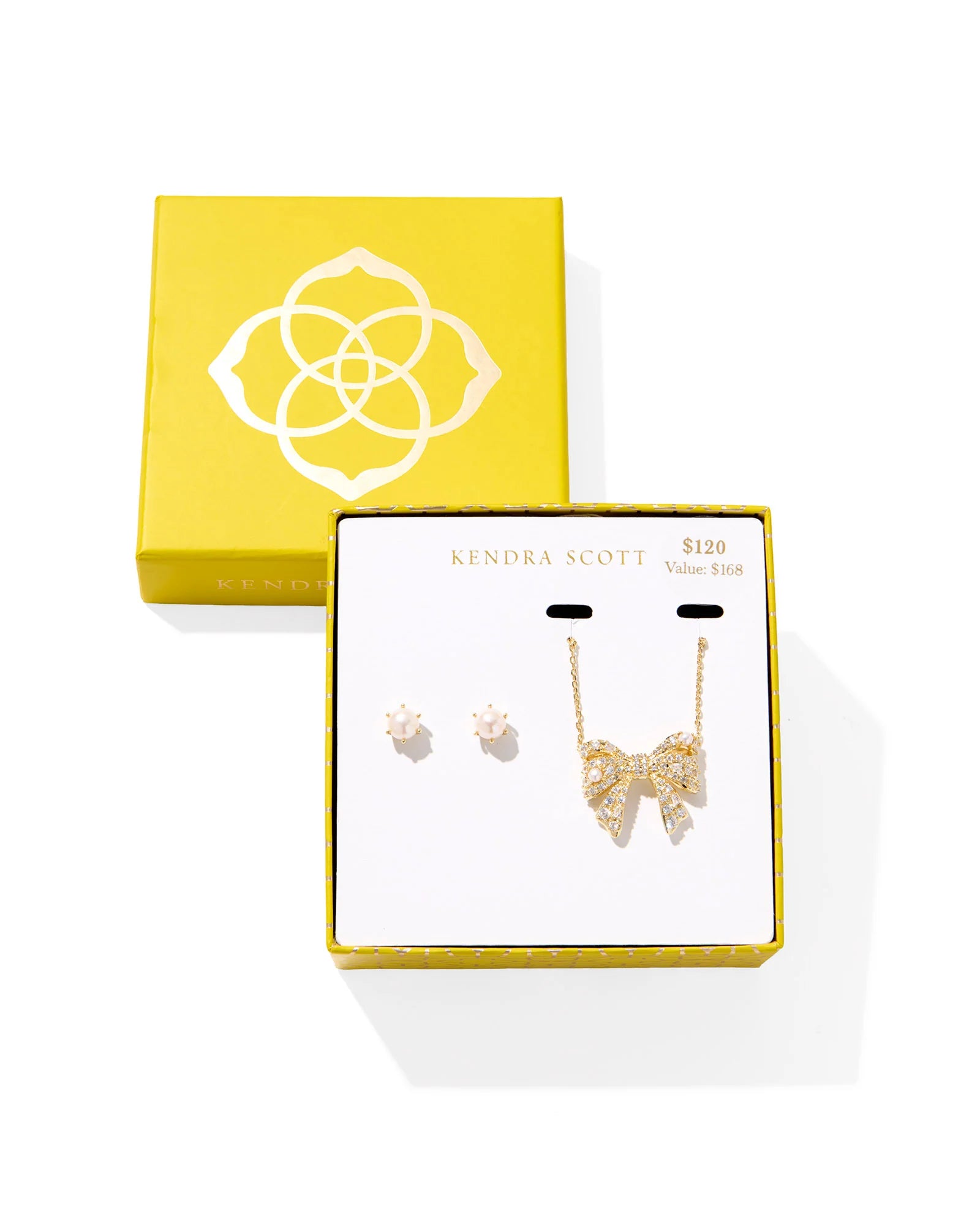 Kendra Scott Krista Bow & Aston Gift Set - Gold Plated