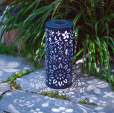Allsop Home & Garden Bloom Punched Metal Solar Lantern