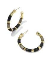 Kendra Scott Gigi Black Mix Hoop Earrings