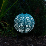 Allsop Home & Garden Soji Stella Boho Globe 12" Solar Lantern