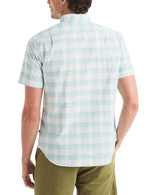 Nautica Mens Plaid Button-Down Oxford Short Sleeve Shirt