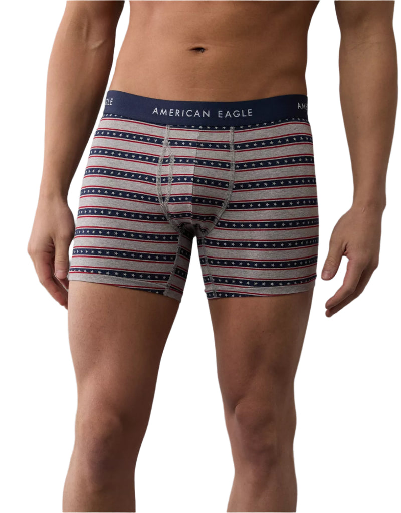 American Eagle Mens AEO USA 4.5" Classic Boxer Briefs