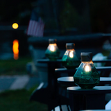 Allsop Home & Garden 5.5" Gem Light Glass Solar Lantern