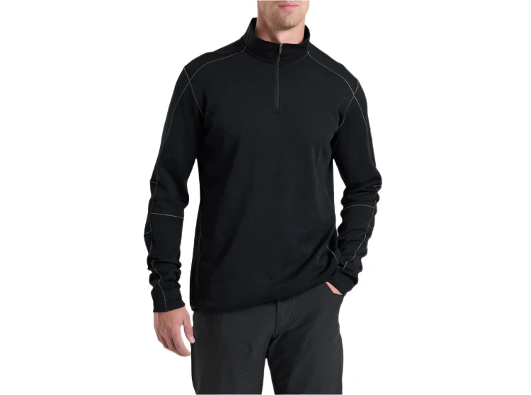 KÜHL Mens Invigoratr Merino 1/4 Zip Long Sleeve Shirt