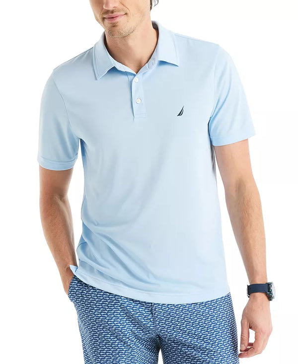 Nautica Mens Classic-Fit Short Sleeve Golf Polo Shirt