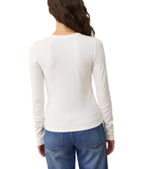 Marine Layer Womens Lexi Rib Sun-In Crew Long Sleeve T-Shirt