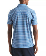 Nautica Mens Navtech Striped Classic Fit Short Sleeve Polo Shirt