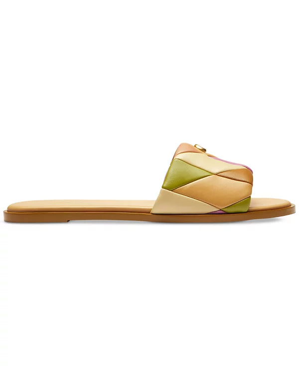 Coach Womens Quilted Patch Holly Sandals