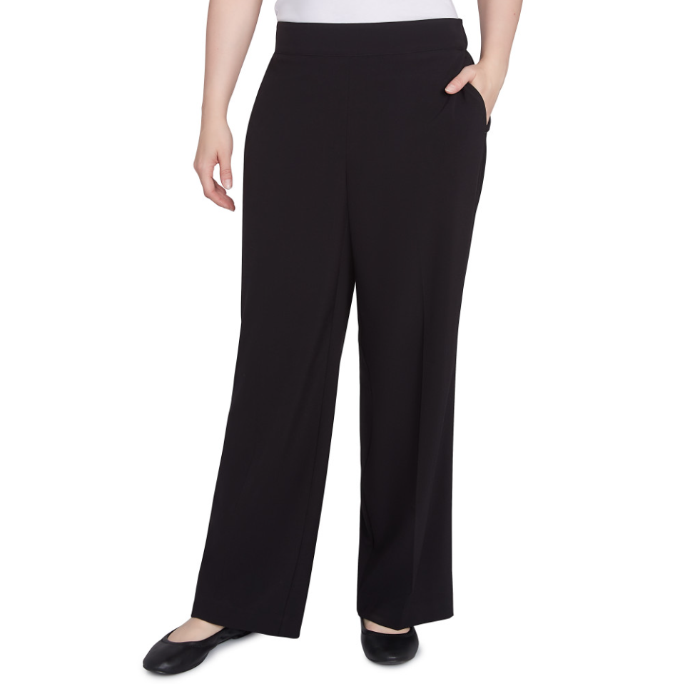 Ruby Rd. Womens Tropical Wide Leg Pull-On Pants