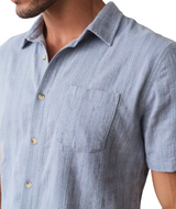 Marine Layer Mens Stretch Selvage Short Sleeve Shirt
