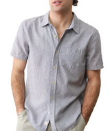 Marine Layer Mens Better-Than-Linen Short Sleeve Shirt