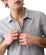 Marine Layer Mens Better-Than-Linen Short Sleeve Shirt