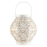 Allsop Home & Garden Daisy Punched Metal Solar Lantern