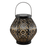 Allsop Home & Garden Daisy Punched Metal Solar Lantern