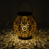 Allsop Home & Garden Daisy Punched Metal Solar Lantern