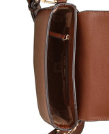 Anne Klein Covered Buckle Saddle Crossbody Handbag