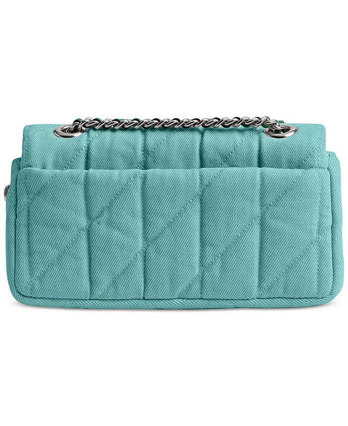 Coach Tabby 20 Quilted Denim Shoulder Handbag