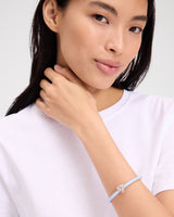 Kate Spade Double Knot Pave Hinged Bangle Bracelet
