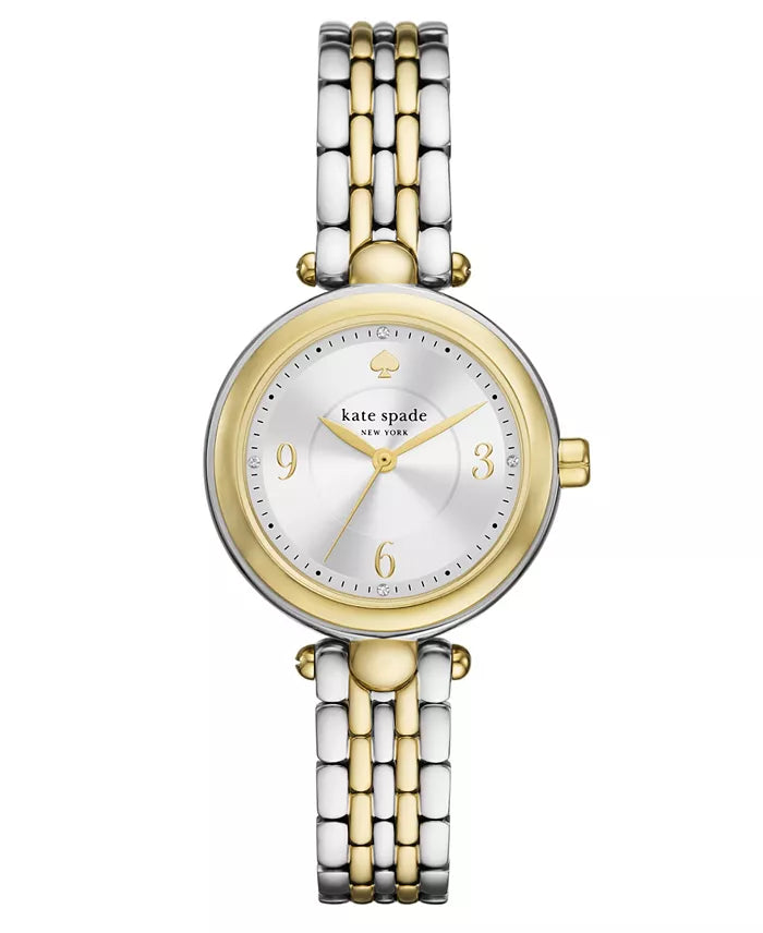 Kate Spade Gracie Round Three-Hand Two-Tone Watch