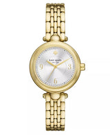 Kate Spade Gracie Round Three-Hand Gold-Tone Watch