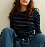 American Eagle Womens AE Sofy & Sexy Waffle Long Sleeve T-Shirt