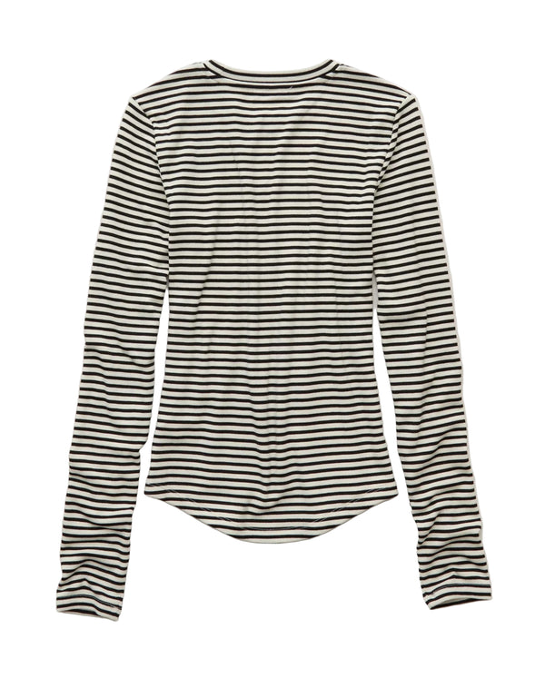 AE Long-Sleeve Cozy Crewneck Long Sleeve T-Shirt