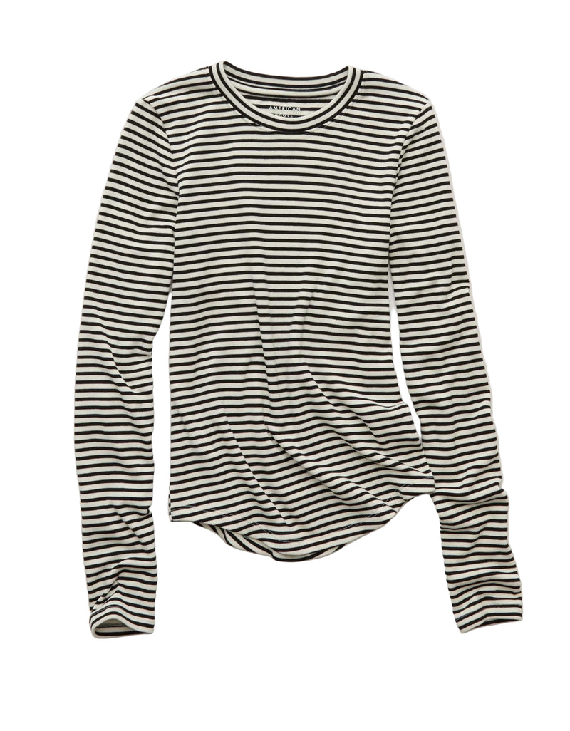 AE Long-Sleeve Cozy Crewneck Long Sleeve T-Shirt