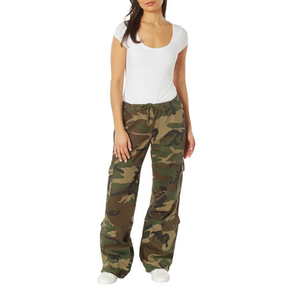 Rothco Womens Camo Vintage Paratrooper Fatigue Pants