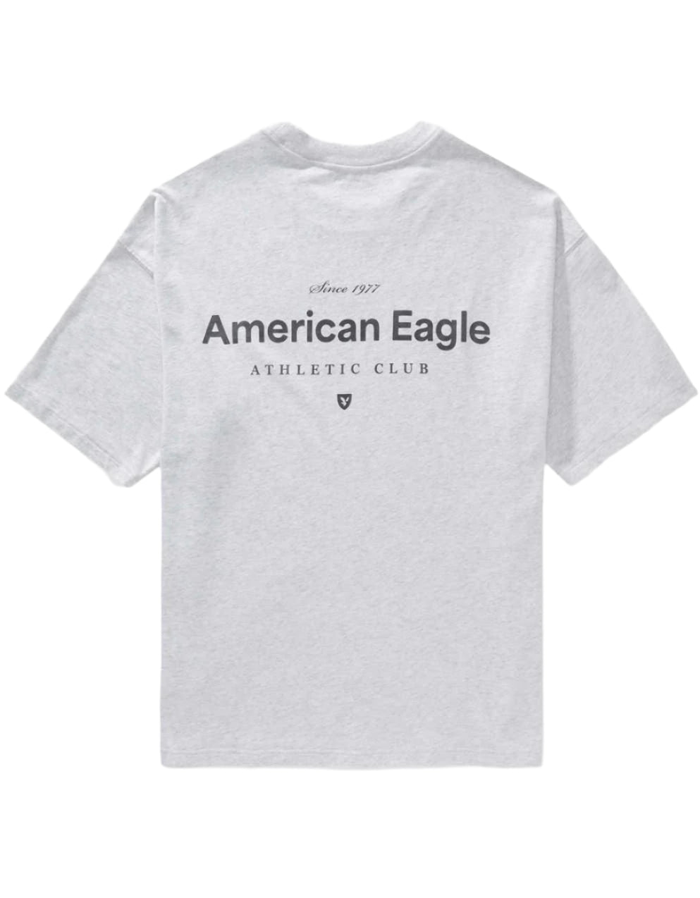 American Eagle Mens AE Boxy Oversized Logo Graphic Short Sleeve T-Shirt